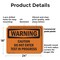 Signmission Caution Do Not Enter Test In Progress OSHA Warning Sign, Plastic, 24in W x 18in L, 2PK OS-2PACK-WS-P-1824-L-12007 - alternate 3